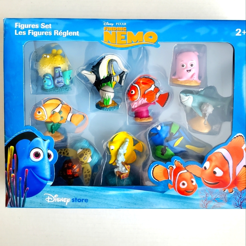 Disney Store Finding Nemo Action Figure Set